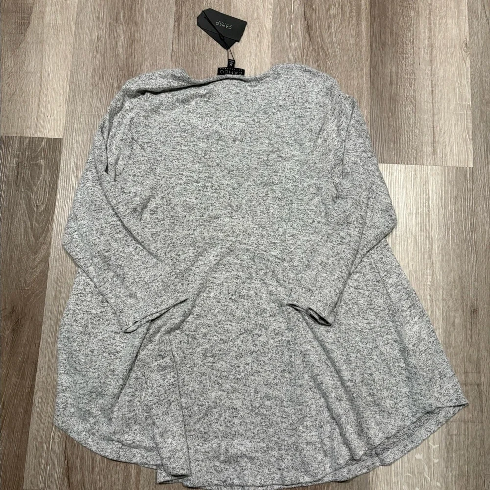 Cameo Heather Gray Knit Top - Picture 6 of 6